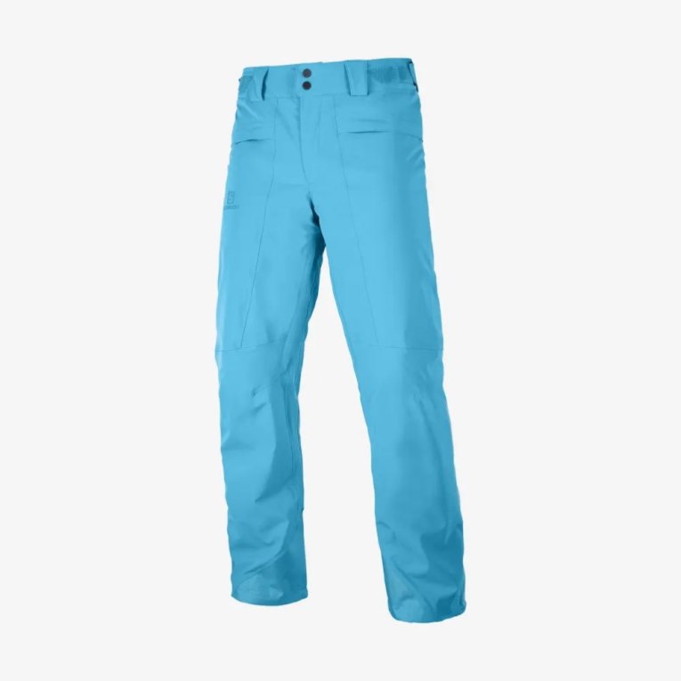 Turquoise Salomon Brilliant Men's Ski Pants | PH 97501G